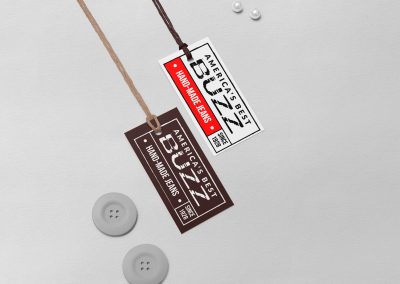 Buzz Jeans Tag Design for Carolco Corp. USA / by Zollo.Design /