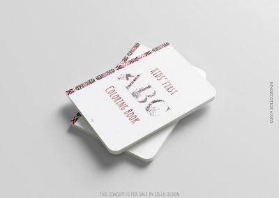 ABC coloring book by Zollo.Design